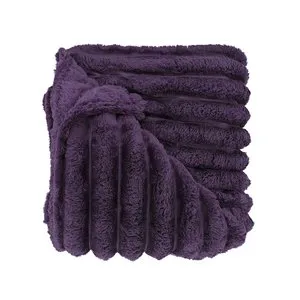 Unique Living Plaid Romee 150x200cm - Donkerpaars