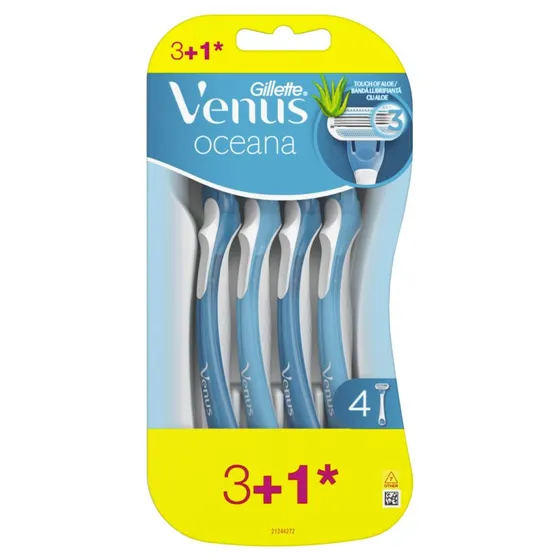 Gillette Venus Wegwerpscheermessen Oceana (4 Stuks)