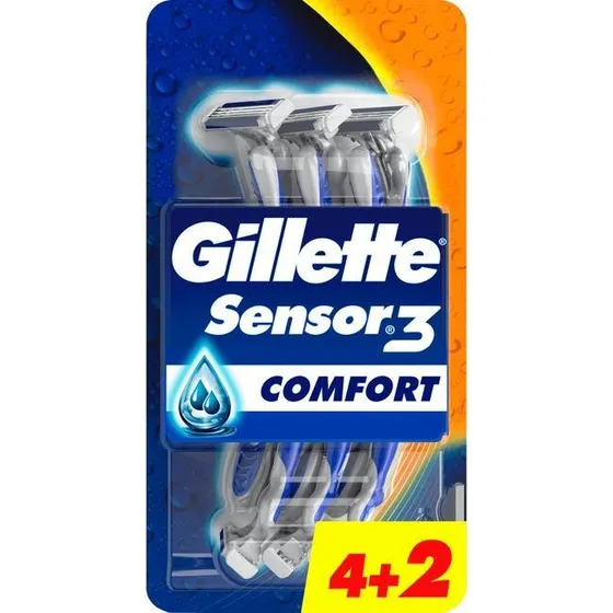 Gillette Sensor3 Comfort Wegwerpmesjes 6 ST