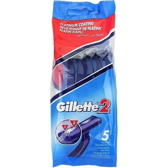 Gillette Blue2 Wegwerpscheermesjes (5 stuks)