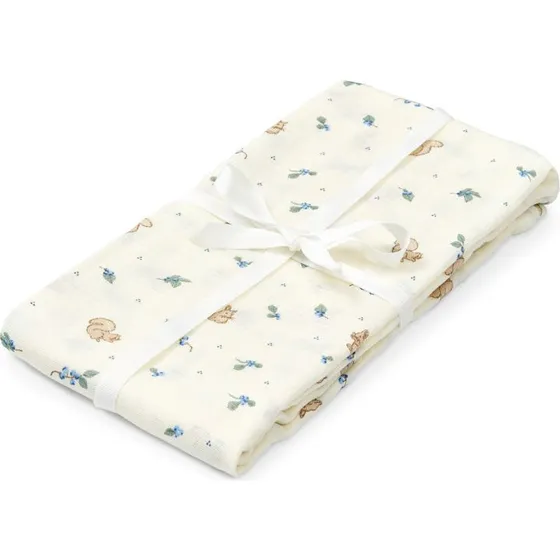 Cam Cam Copenhagen Blauwe bessen wikkeldoek 120x120 cm