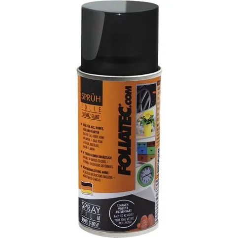 Foliatec Spray Film Zwart Glanzend 1x150ml