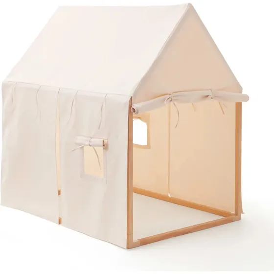 Speelhuis Cottage van biokatoen - Natuurwit