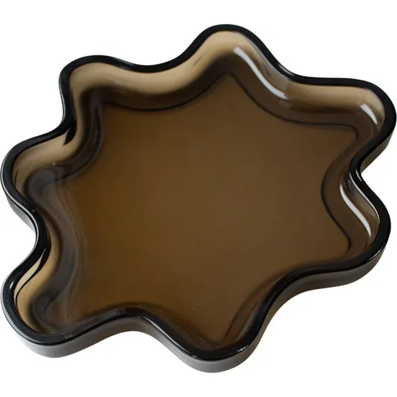 DBKD Filter decoratieschaal Brown, Ø22x2 cm
