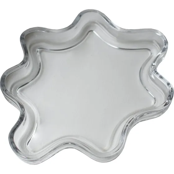DBKD Filter decoratieschaal Clear, Ø22x2 cm