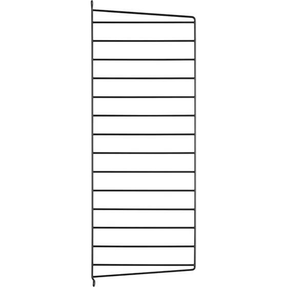 String Wandpaneel, B 30 x H 75 cm, Zwart