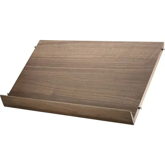 String Tijdschriftenplank, Walnoot, 58 x 30 cm
