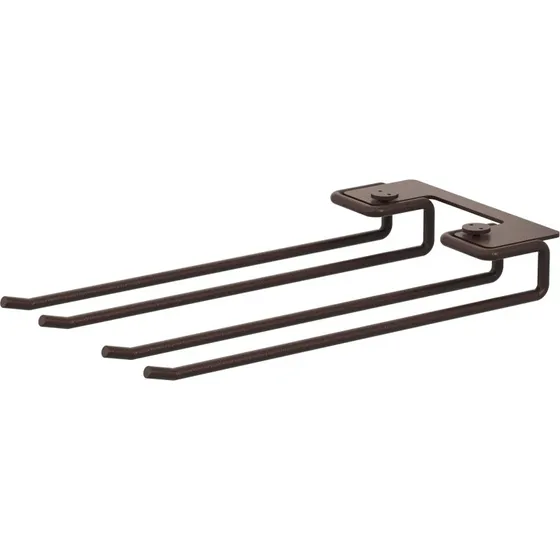 String Kledingrekken System, 30 cm, 2-delig, Donkerbruin