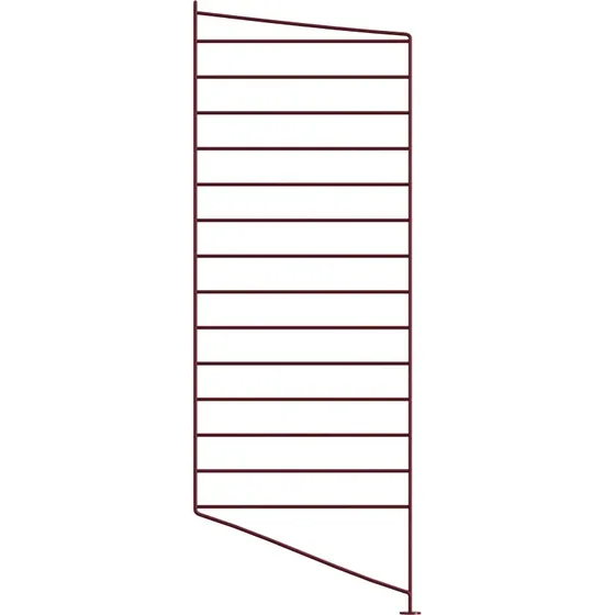 String Vloerpaneel String System, 30 x 85 cm, Donkerrood