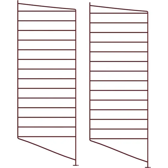 String System Vloerpaneel, 30 x 85 cm, Donkerrood