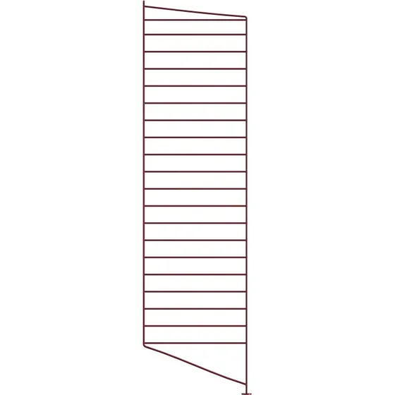 String Vloerpaneel System, 30 x 115 cm, Donkerrood