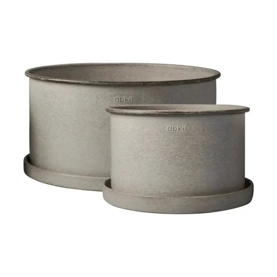 DBKD Outdoor plantenpotten 2-delig Beige
