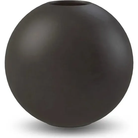 Cooee Design Ball vaas zwart, Ø 10 cm