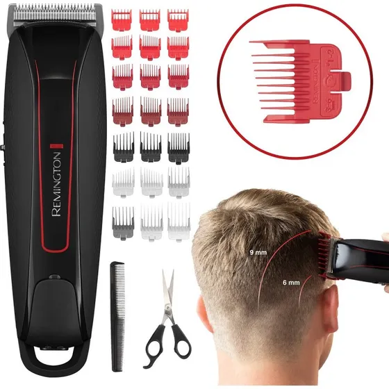 Remington Easy Fade Pro HC550 tondeuse - 10 fade-kammen, zwart