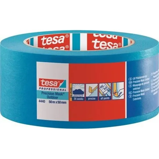 tesa Precision Crepe 4440 UV Plus 50mm x 50m Blauw