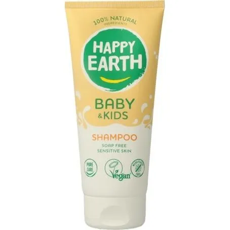 Happy Earth 100% Natuurlijke Zeepvrije Shampoo Baby & Kids 200ml