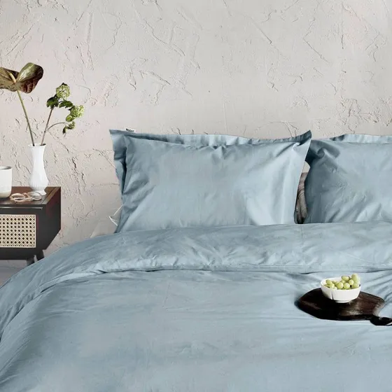 Walra Forever Cotton Dekbedovertrek Zeeblauw 240x220 cm