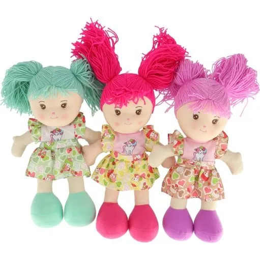 My Beautiful Dollsroom Pop Stof 40 cm 3 Assorti