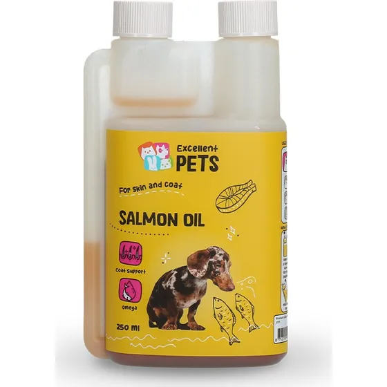 Excellent Dog Salmon Oil 100% Pure Zalmolie voor Huid en Vacht