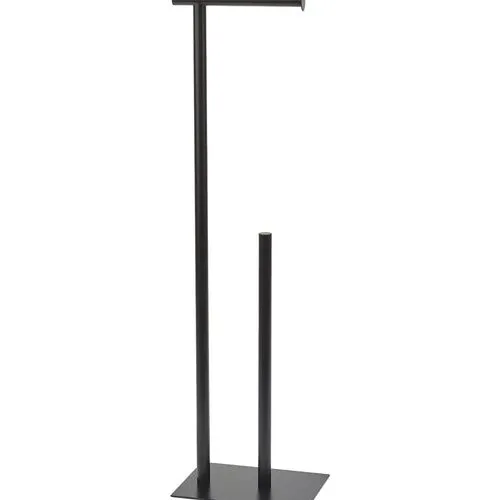 Aquanova Icon Black WC Rolhouder met Reserverolhouder