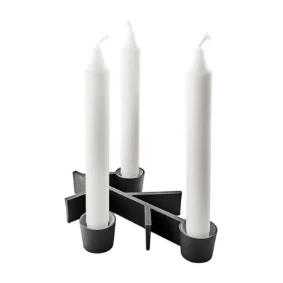 Eva Solo Twig Kandelaar Zwart 20 cm