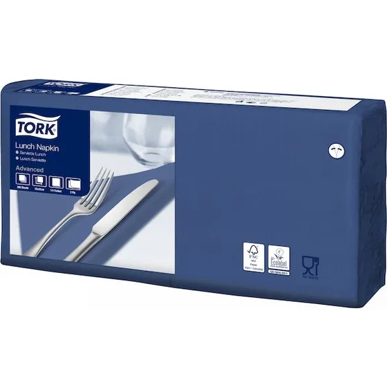 Tork Lunchservet 2-laags 328x325mm Donkerblauw 200 vel