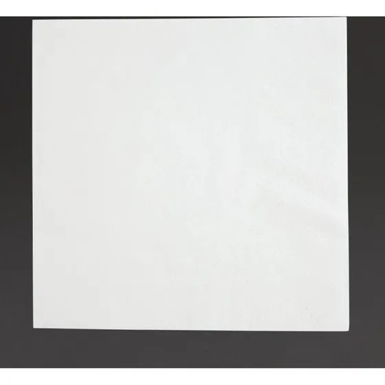 Fiesta Recyclable Lunchservetten 1/4 Vouw Wit 330mm (2000 Stuks)