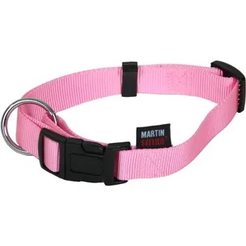 Martin Halsband Verstelbaar Nylon Roze 20-30 cm