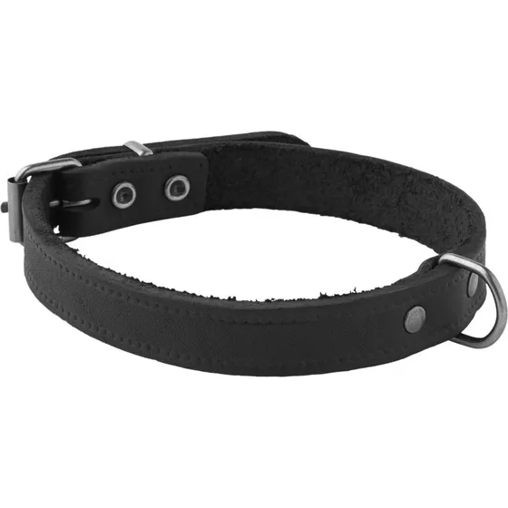 Adori Halsband Vetleder Met Print Zwart 35x1.4 cm