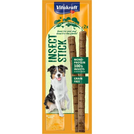 Vitakraft Insectensticks 24 g 2 stuks - Graanvrij voor Gevoelige Honden