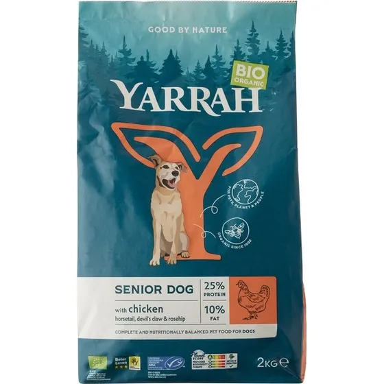 Yarrah Biologisch Senior Hondenvoer Kip