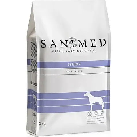 Sanimed Senior Hond: Natuurlijke voeding voor gezonde gewrichten, hart & hersenen
