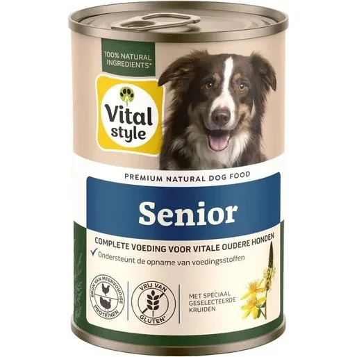 VITALstyle Senior Hondenvoer Kalkoen & Eend 400 g
