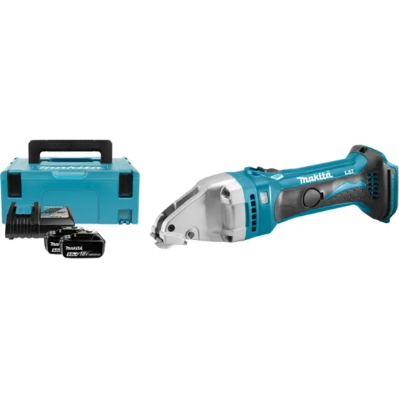Makita DJS161RTJ 18V Accu Plaatschaar Set (2x 5,0Ah) in Mbox