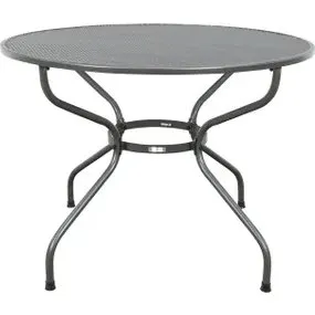 Royal Garden Strekmetaal Tuintafel Rond 105 cm Antraciet