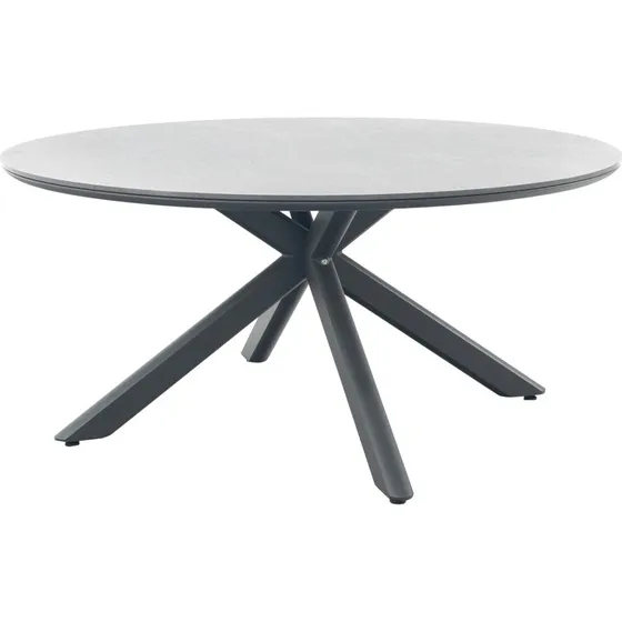 Marena Ronde Tuintafel 158 cm Licht Grijs