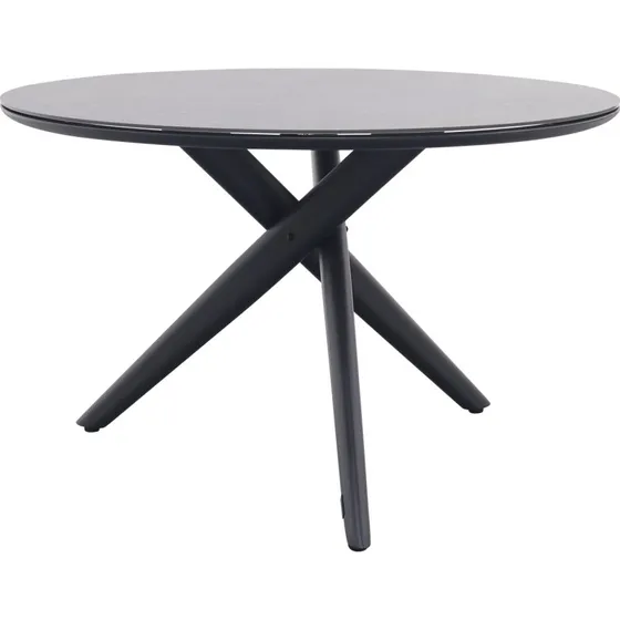 Dublin Ronde Tuintafel 120 cm Antraciet