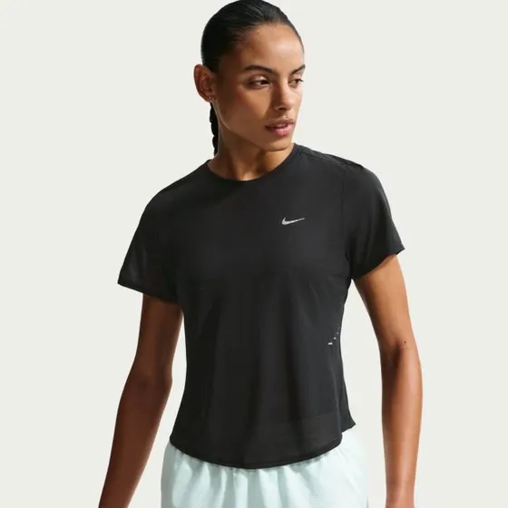 Nike Swift Breathe SS Tee Mt. XL Zwart Dames