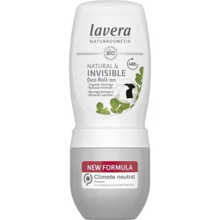 Lavera Deodorant Roll-On Natural & Invisible Moringa 50 ml