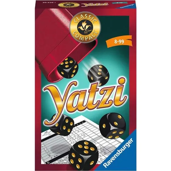 Ravensburger Yatzi Pocket - Spel met 5 Dobbelstenen