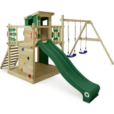 Wickey Smart Camp Klimrek met Groene Glijbaan