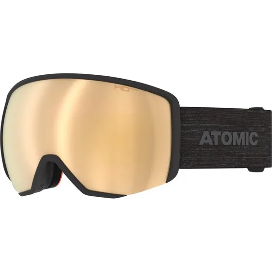 Atomic Revent L HD Photo Black Amber Gold Hd Sneeuwbril