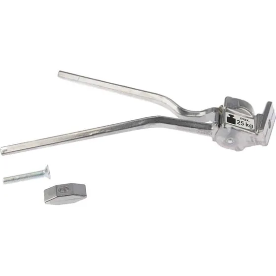 Esge Middenstandaard 28 inch Breed Zilver