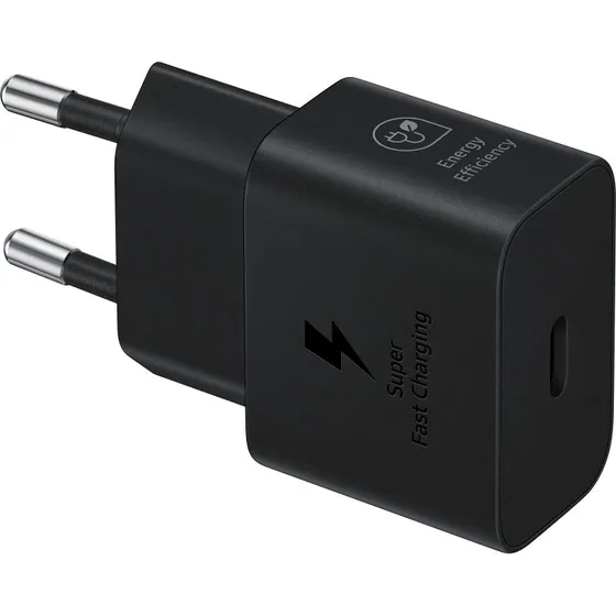 Samsung 25W USB-C Power Adapter met USB-C Kabel - Zwart