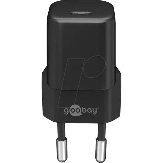 Goobay USB-C PD 30 W snellader zwart