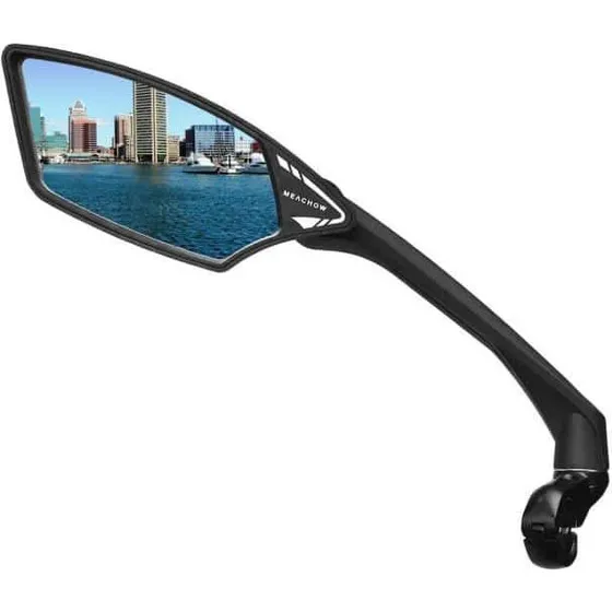 Meachow Luxe Fietsspiegel E-Bike Links - Zwart