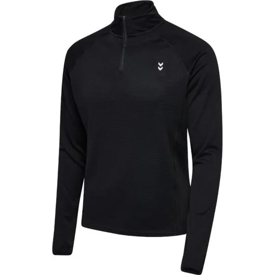 Hummel Pulse Half Zip Midlayer Heren - Zwart - XL