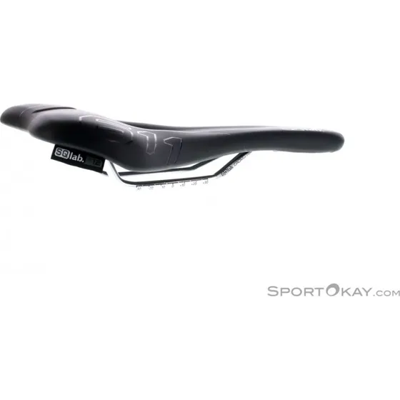 SQlab 611 Ergowave CrMo Zadel Zwart 14cm