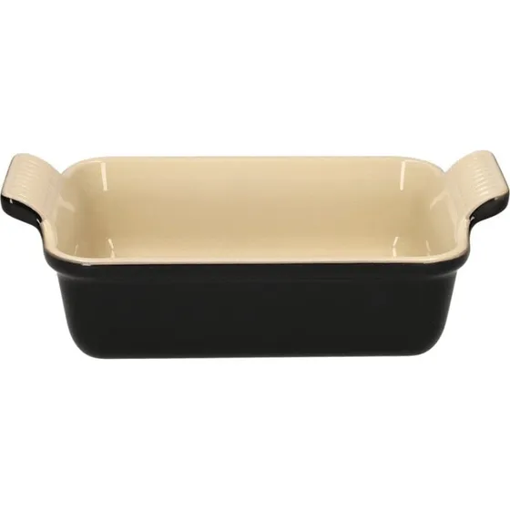 Le Creuset Heritage Ovenschaal Rechthoekig Ebbenzwart 26 x 19 cm