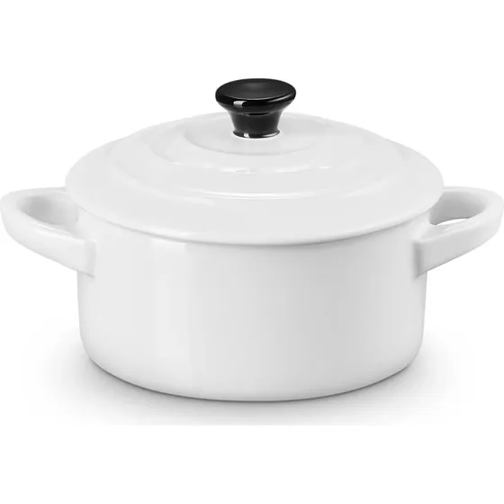 Le Creuset Mini Cocotte Stoofpan 10 cm - White